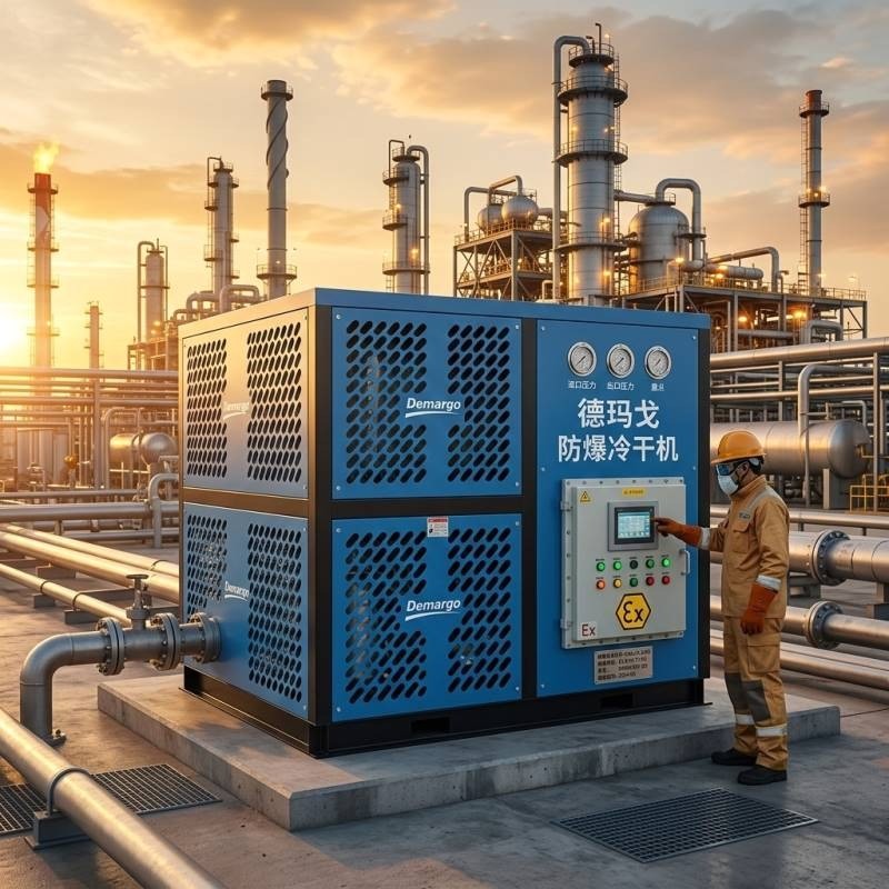 Sécheur d’air frigorifique au gaz naturel personnalisé non standard vue 5
