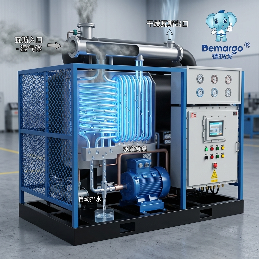 Sécheur de méthane de houille et de drainage de gaz personnalisé non standard vue 9