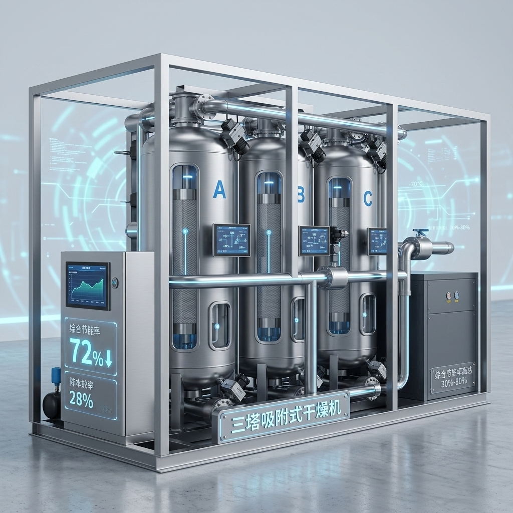 Sécheur à dessiccant à trois tours personnalisé non standard vue 2