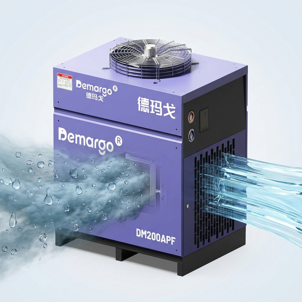 Sécheur d’air frigorifique à échangeur thermique à plaques en aluminium haute efficacité vue 18