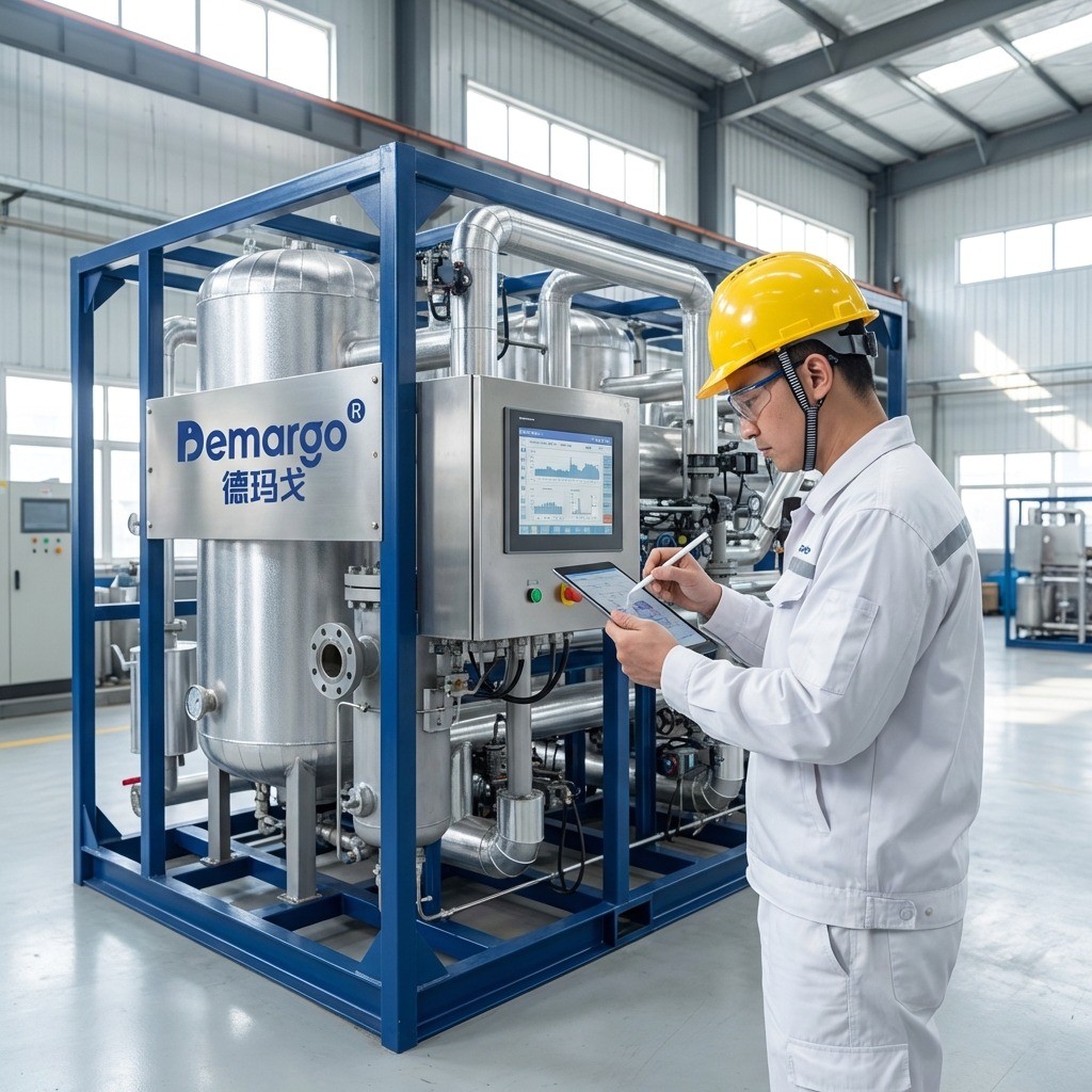 Sécheur à dessiccant pour hydrogène personnalisé non standard vue 2