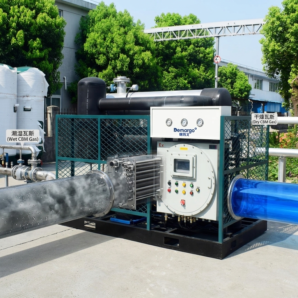 Sécheur de méthane de houille et de drainage de gaz personnalisé non standard vue 2