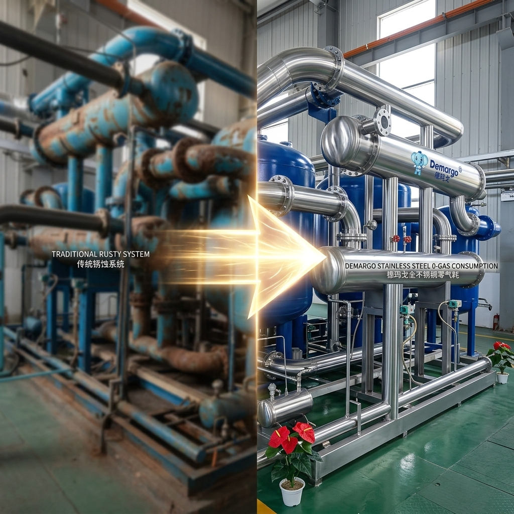 Sécheur d’air à adsorption par chaleur de compression sans consommation d’air vue 4