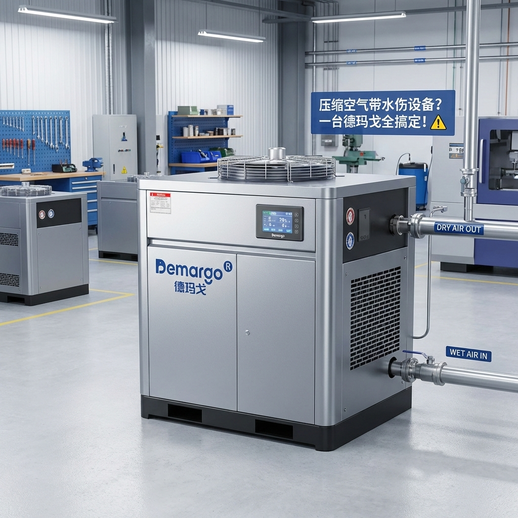 Sécheur d’air frigorifique à échangeur thermique à plaques en aluminium haute efficacité vue 4