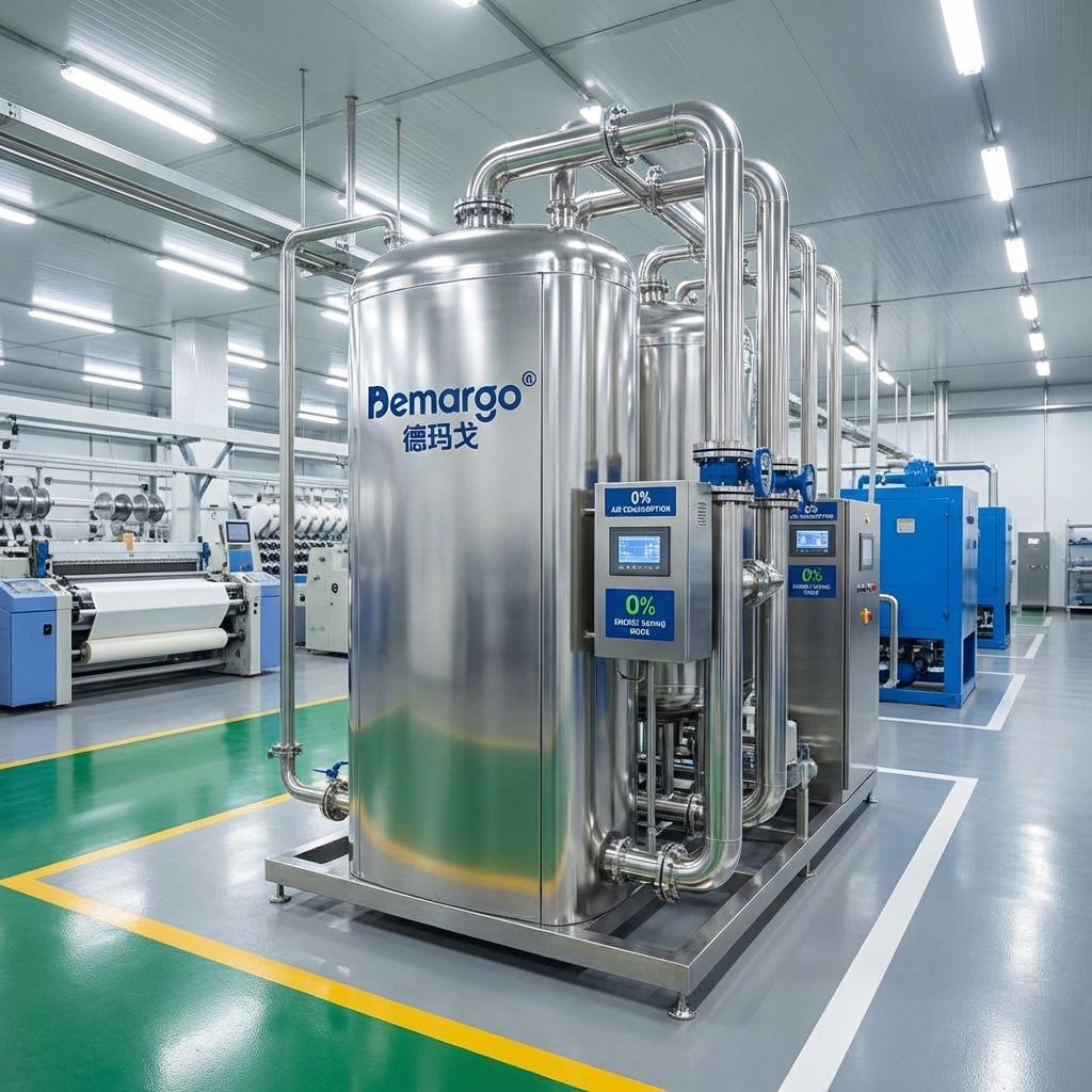 Sécheur d’air à adsorption par chaleur de compression sans consommation d’air vue 3