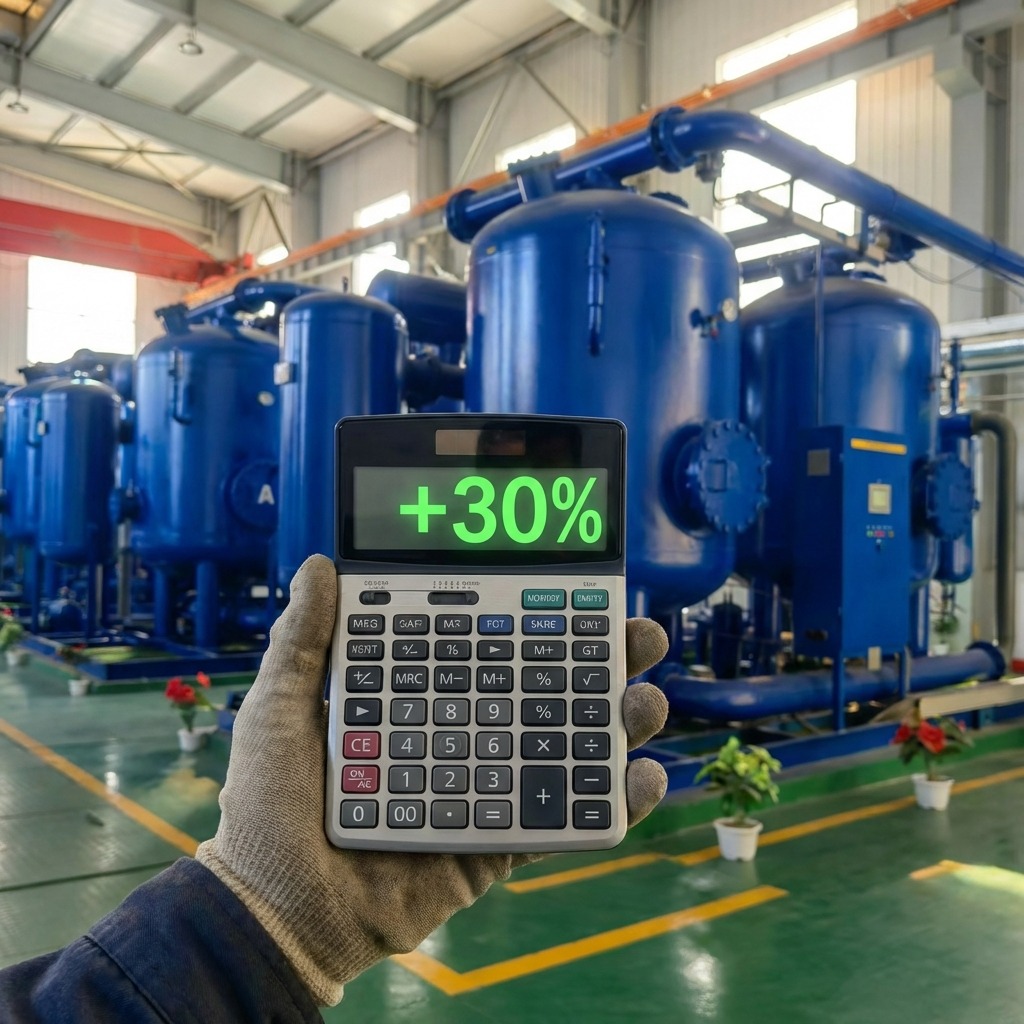 Sécheur d’air à adsorption par chaleur de compression sans consommation d’air