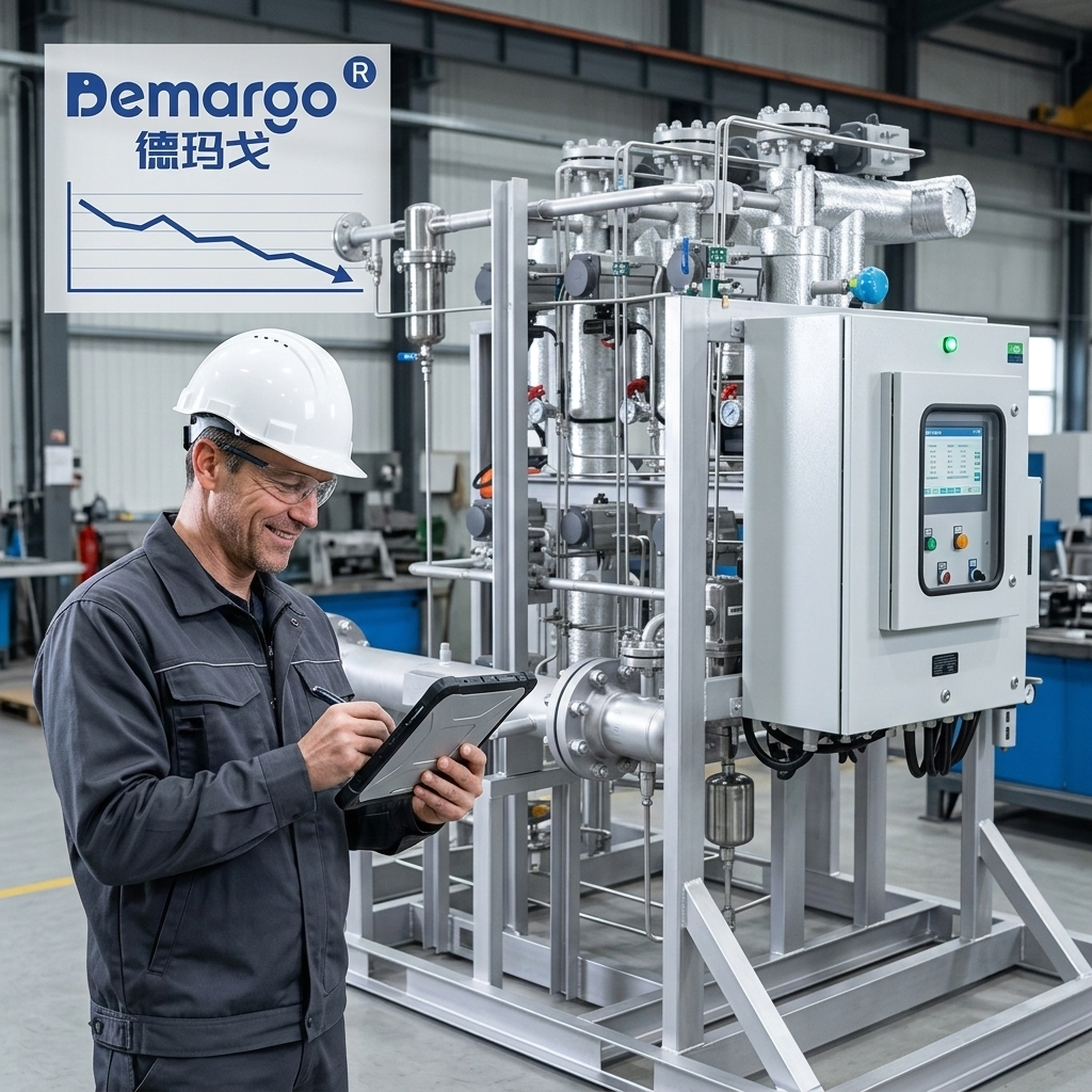 Sécheur d’hydrogène et de dioxyde de carbone à trois tours personnalisé non standard vue 4