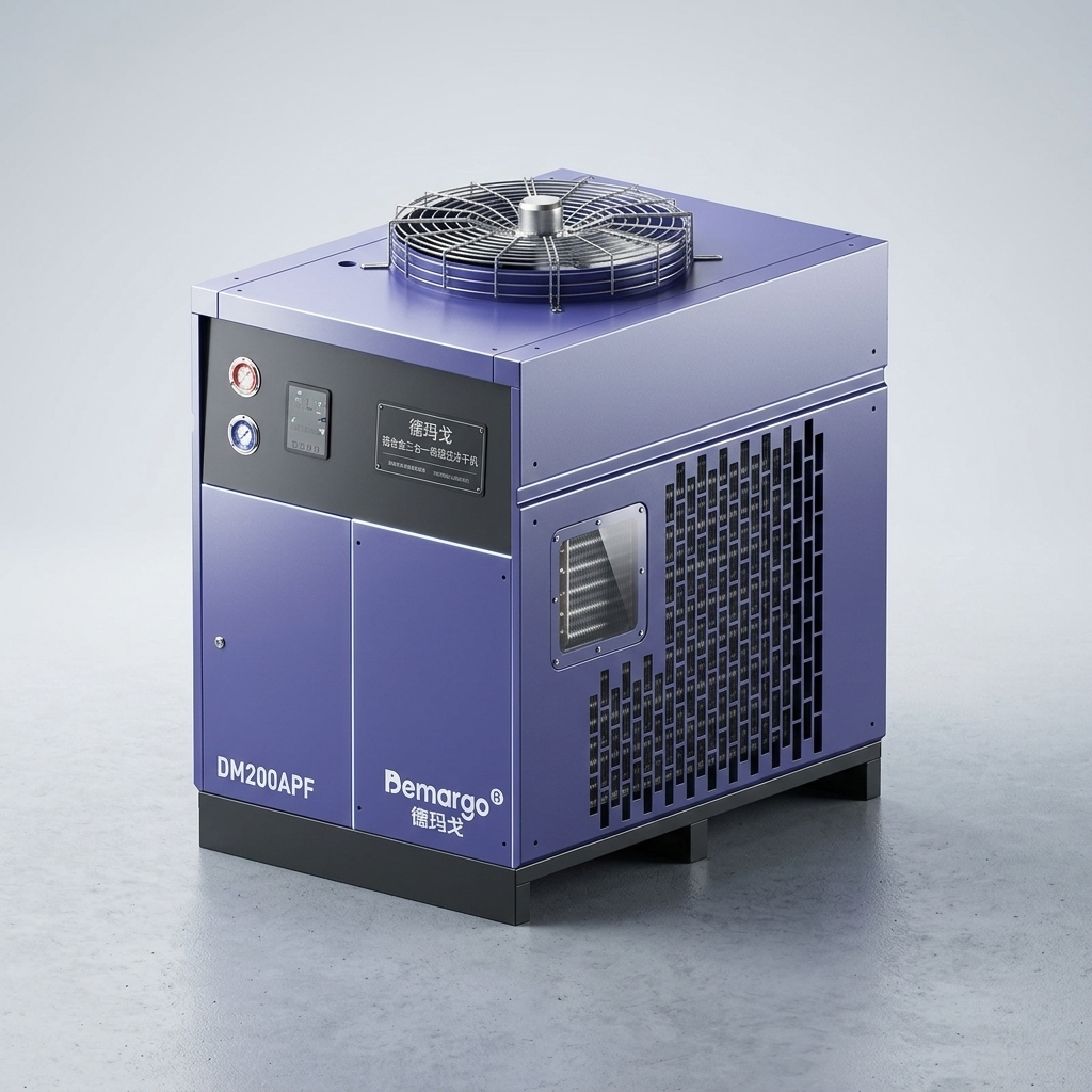 Sécheur d’air frigorifique à échangeur thermique à plaques en aluminium haute efficacité vue 3