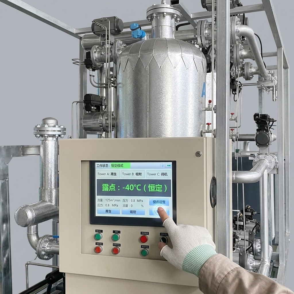 Sécheur à dessiccant à trois tours personnalisé non standard vue 5
