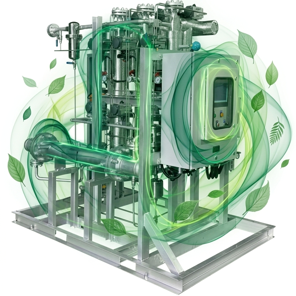 Sécheur d’hydrogène et de dioxyde de carbone à trois tours personnalisé non standard vue 5