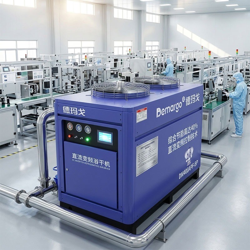 Sécheur d’air frigorifique à échangeur thermique à plaques et inverseur CC vue 7