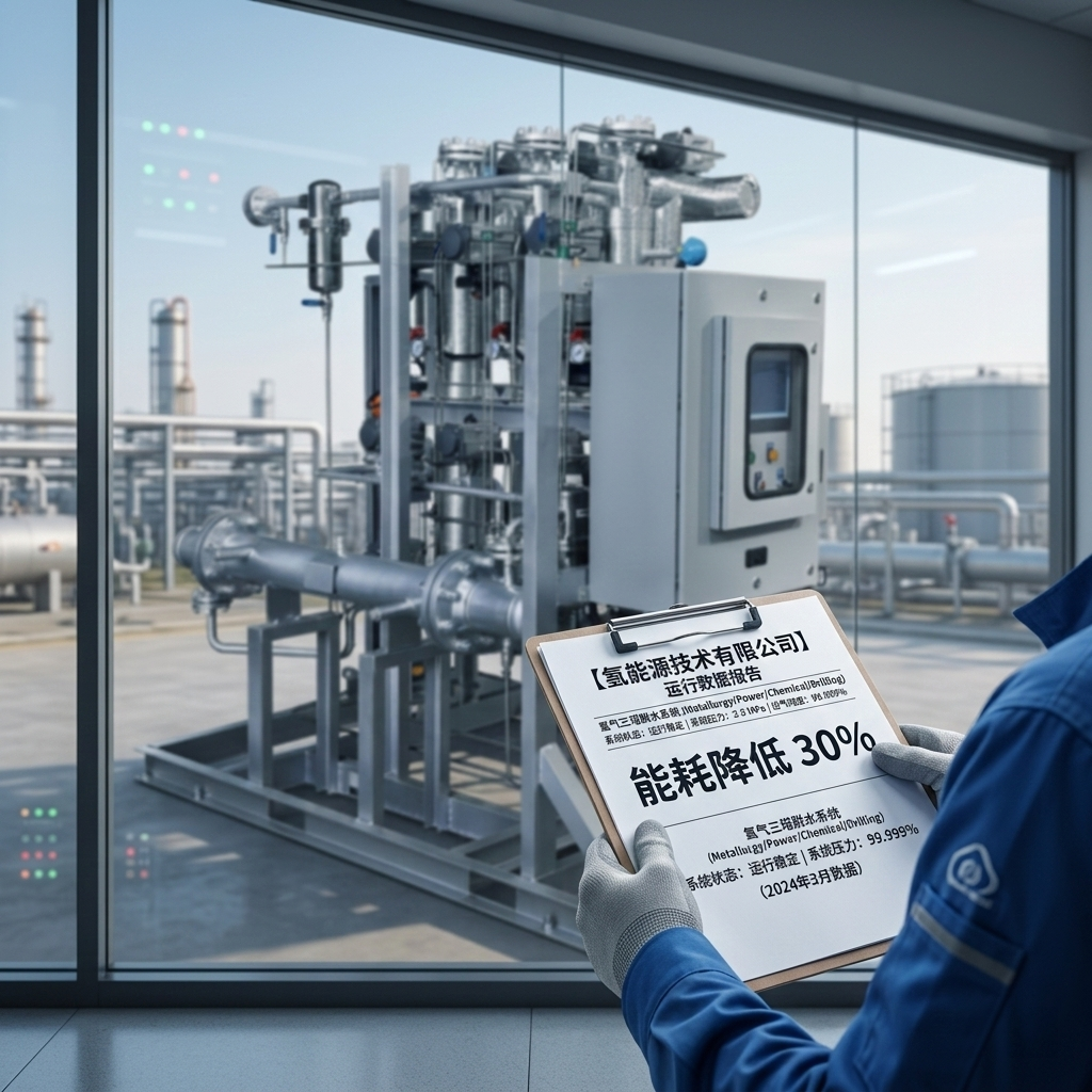 Sécheur d’hydrogène et de dioxyde de carbone à trois tours personnalisé non standard vue 2