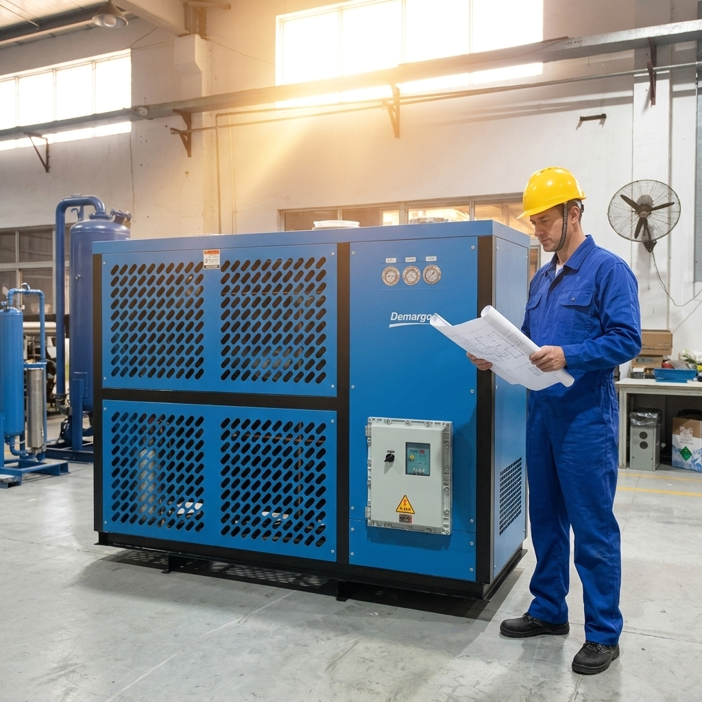 Sécheur d’air frigorifique au biogaz personnalisé non standard vue 2