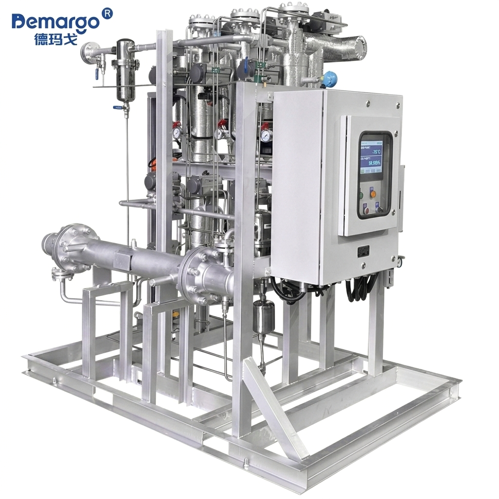 Sécheur d’hydrogène et de dioxyde de carbone à trois tours personnalisé non standard vue 7