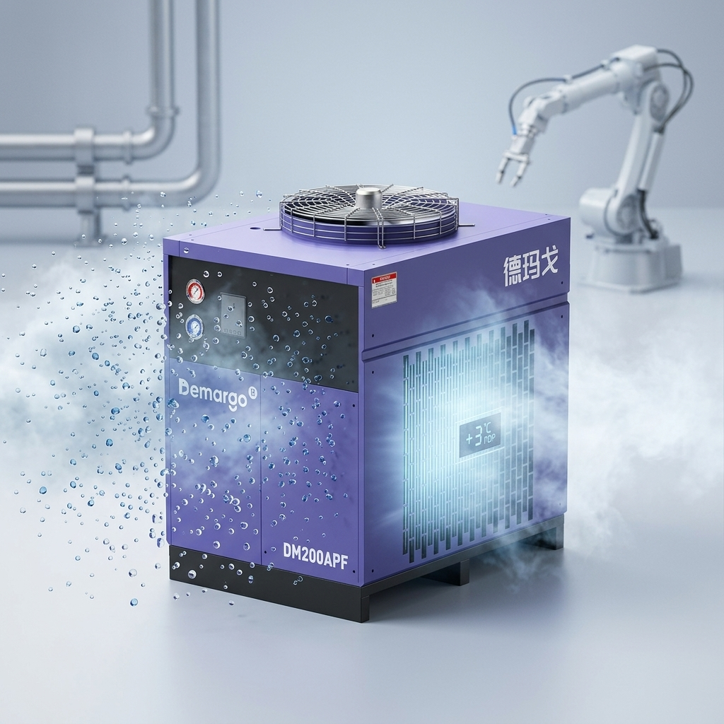 Sécheur d’air frigorifique à échangeur thermique à plaques en aluminium haute efficacité vue 14